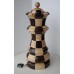 Puchar drewniany Gigant -Hetman + zagadka szachowa + wewnątrz nagroda niespodzianka  (A-52)